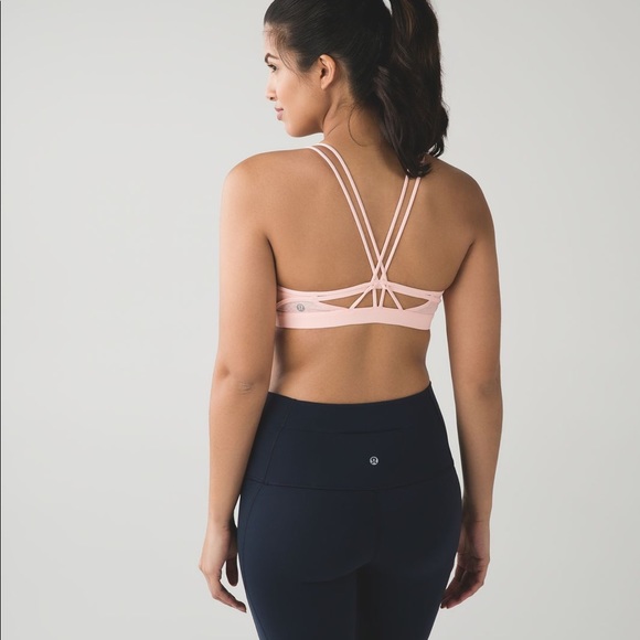 Lululemon Make a Move Strappy Bra Minty Pink EUC - Picture 3 of 6